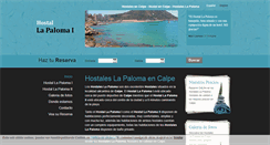 Desktop Screenshot of hostallapaloma.es