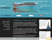 Tablet Screenshot of hostallapaloma.es